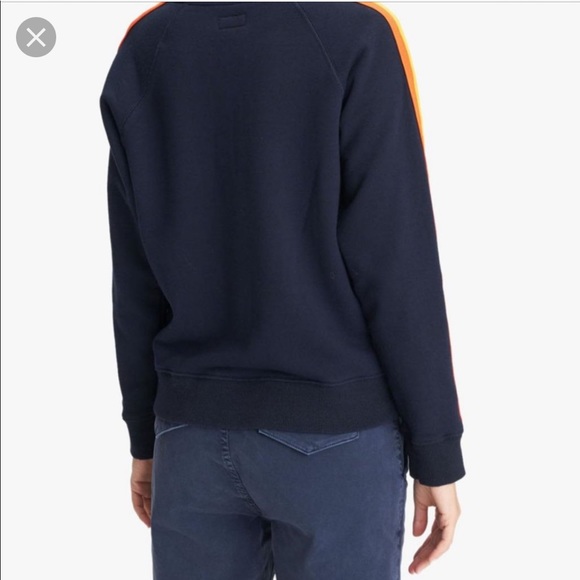 MOTHER The Square (Sweatshirt) in Sunshine - Navy - NWT - Picture 2 of 6